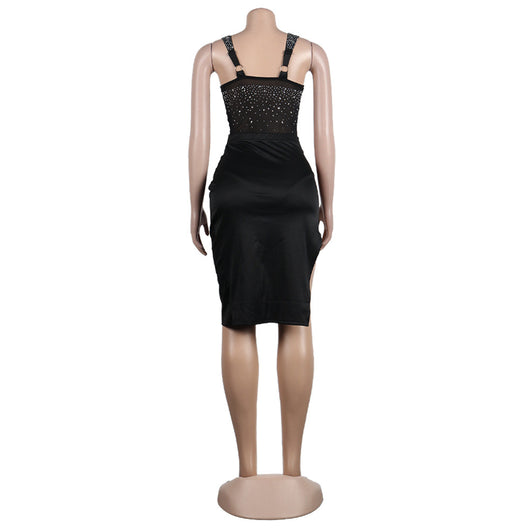 Conjunto de Dos Piezas con Strass, Espalda Descubierta en Dos Colores - Image 38