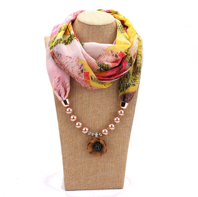 Collar Pañuelo de Gasa de Perlas - Image 6