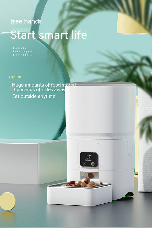 Comedero Automático Inteligente para Mascotas 6L con WiFi y Control Remoto