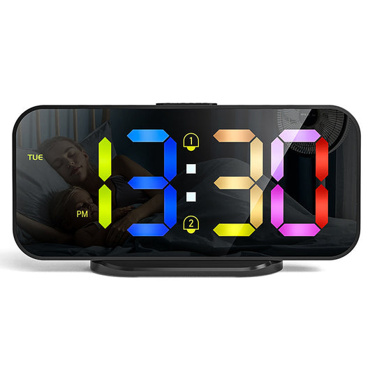 Reloj Despertador LED Cuadrado de Escritorio - Image 6