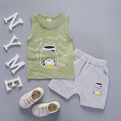 Conjunto Infantil de Algodón Ligero para Verano - Image 4