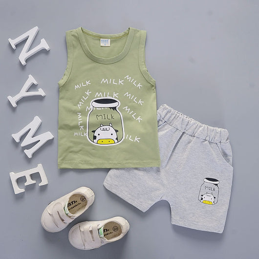 Conjunto Infantil de Algodón Ligero para Verano - Image 4