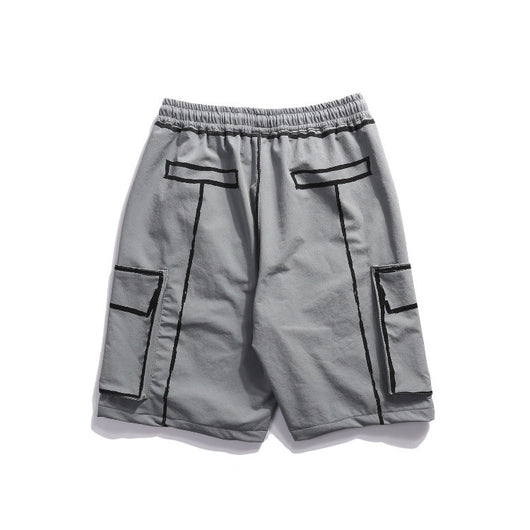 Shorts de Trabajo Artesanal con Diseño Retro - Image 2