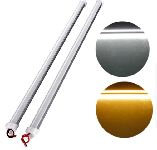 Barra de Luz LED SMD5630 50cm 36 Luces DC12V con Cubierta Protectora