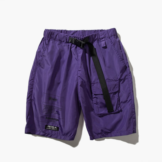 Shorts Casuales Bicolor con Cordones y Estampado