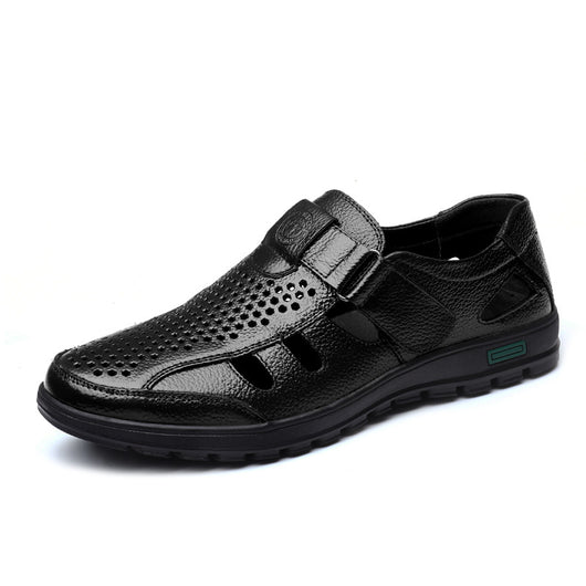 Sandalias de Cuero para Hombre con Diseño Transpirable - Image 6