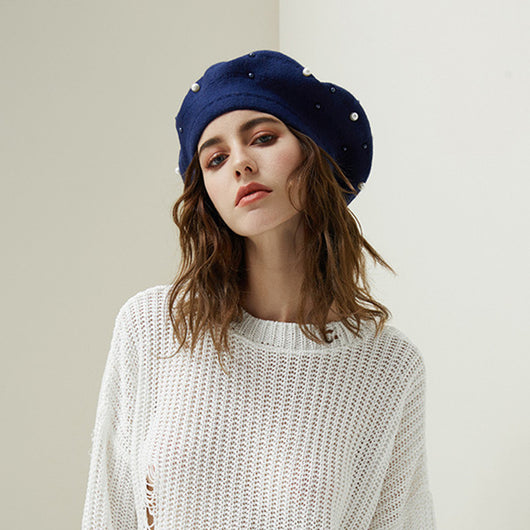 Boina de Perlas Otoño Invierno - Gorro Elegante Multiuso para Adultos - Image 9