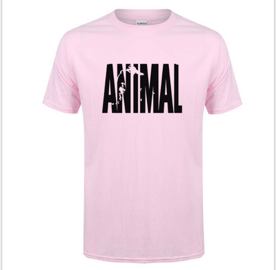 Camiseta de Algodón Puro para Hombre - Estampado Animal Alphabet, Diseño Casual de Verano - Image 18