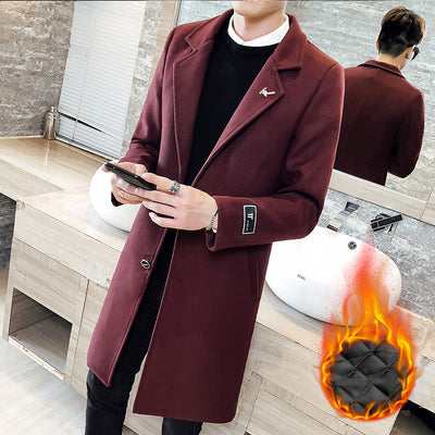 Abrigo de Invierno para Hombre en Algodón y Lana - Image 25