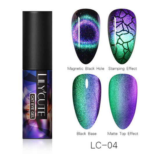 Esmalte de Uñas Cat Eye Mágico Efecto Ojo de Gato - Image 12