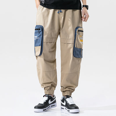 Pantalones Cargo Holgados con Bloques de Color y Bolsillos Amplios - Image 7