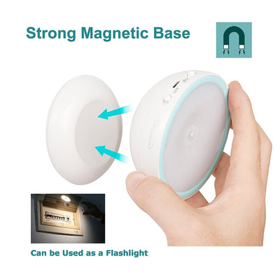 Luz Nocturna LED con Sensor de Movimiento 360° - Recargable para Dormitorio y Pasillos - Image 5