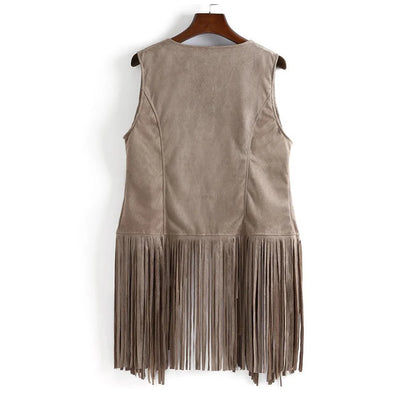 Chaleco Sleeveless con Borlas para Mujer - Image 14