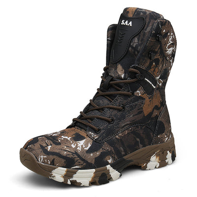 Botas Tácticas Impermeables Camuflaje Altura Media - Image 12