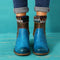 Botas Medianas Bicolor para Mujer