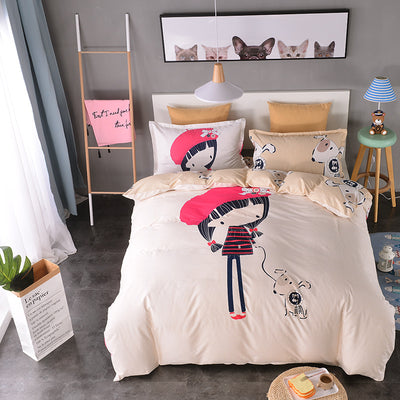 Ropa de Cama Infantil de Algodón con Diseños Animados - Image 25