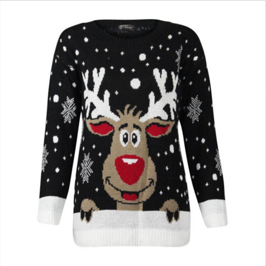 Suéter Pullover Talla Grande con Diseño Jacquard - Image 6