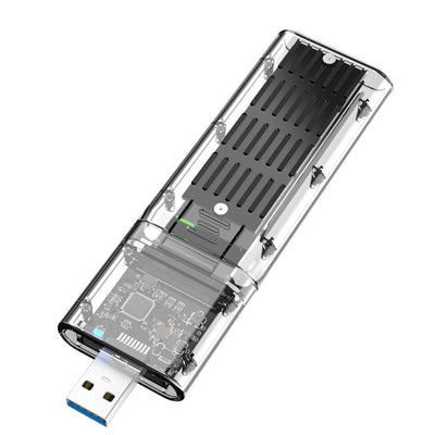 Caja Protectora para Disco Duro Móvil USB - Diseño Transparente y Creativo - Image 6