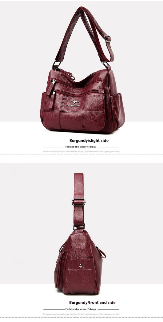 Bolso Crossbody de Cuero Genuino para Mujer - Gran Capacidad - Image 19