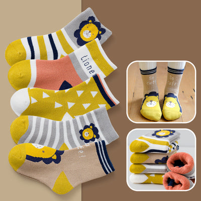 Calcetines Térmicos Infantiles Estampados - Tubo Grueso para Invierno - Image 11