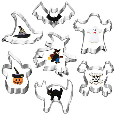 Set de Cortadores de Galletas Halloween y Moldes para Pasteles - Image 10