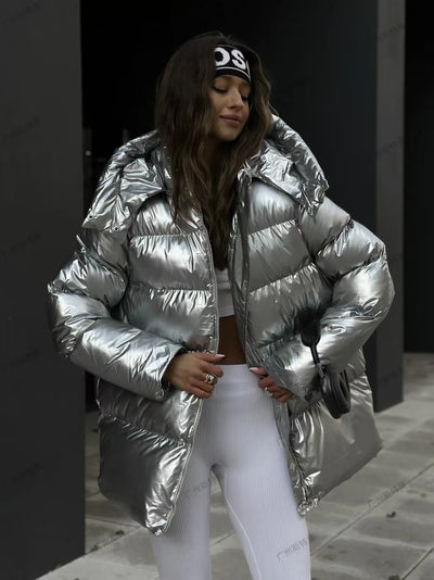 Abrigo de Algodón Suelto y Casual para Mujer - Image 10