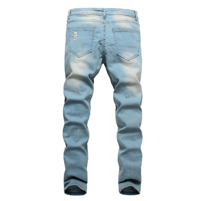 Pantalones Vaqueros Rotos para Hombre - Estilo Street - Image 2