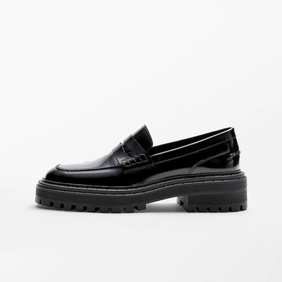 Zapatos Casuales de Cuero Genuino con Suela Reforzada y Punta Redonda - Image 4