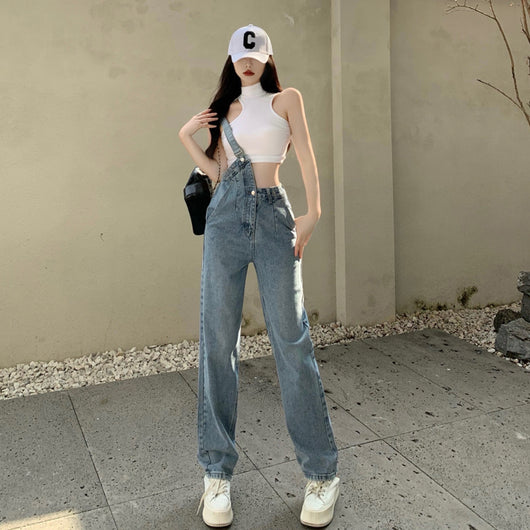 Jeans Mujer con Tirante al Hombro - Diseño Moderno y Versátil - Image 10