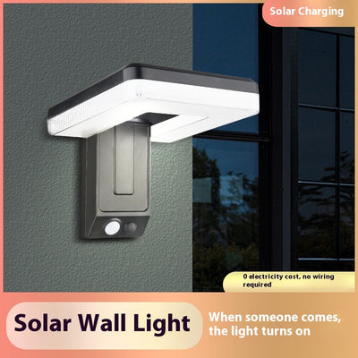 Lámpara Solar Inteligente Plegable para Muro Exterior con Sensor de Movimiento - Image 2