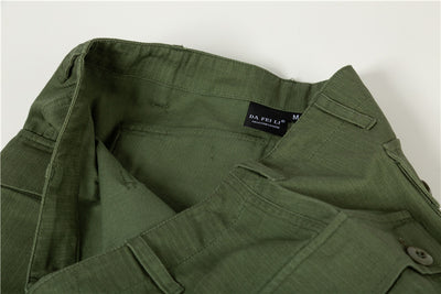 Pantalones Cortos Militares Retro con Múltiples Bolsillos - Image 13