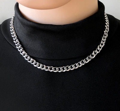 Collar de Acero Titanio para Hombre - Diseño Urbano Moderno - Image 6