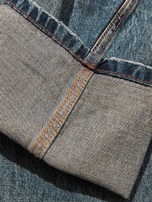 Jeans Anchos de Largo Completo Splash Ink para Hombre - Image 13