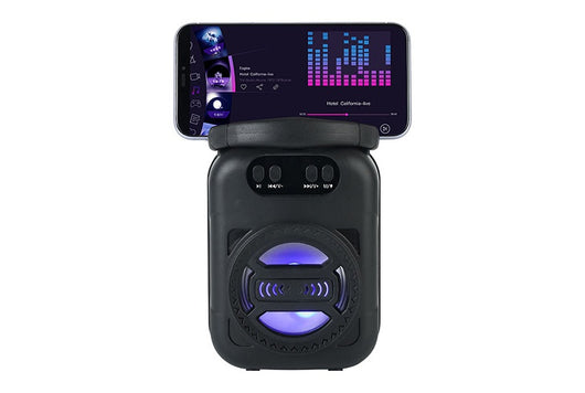 Parlante Bluetooth Multifunción Portátil con Micrófono, Lector de Tarjetas y Radio - Image 9
