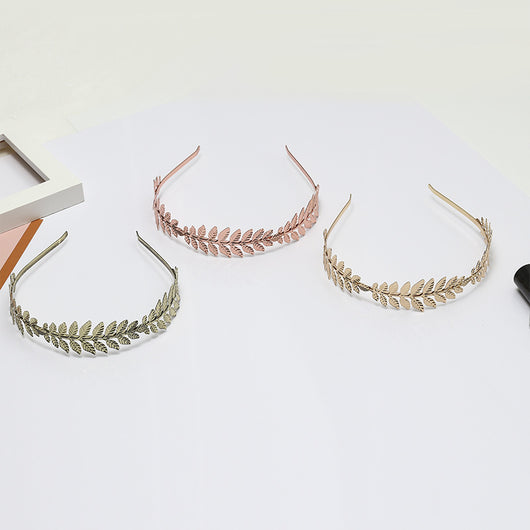 Diadema Barroca Hoja Europea Joyería Nupcial Elegante - Image 8