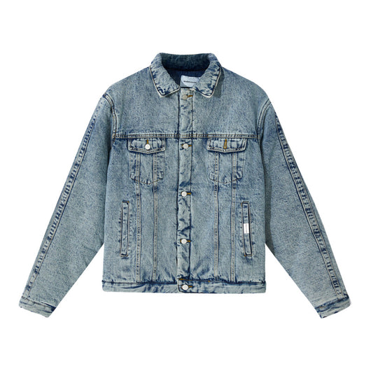Chaqueta Denim Vintage Desgastada para Hombre y Mujer - Image 3