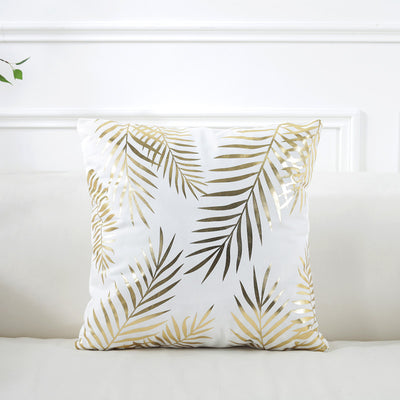 Funda de Almohada Dorada Super Suave para el Hogar - Image 9