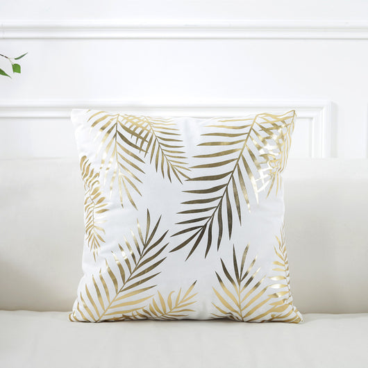 Funda de Almohada Dorada Super Suave para el Hogar - Image 9