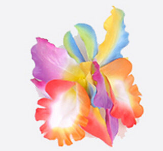 Pasador Floral Doble Orquídea Tailandesa para Novia - Accesorio para el Cabello - Image 16