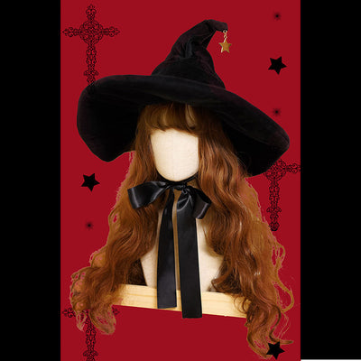 Sombrero de Gamuza con Moño para Halloween - Accesorio de Moda - Image 4
