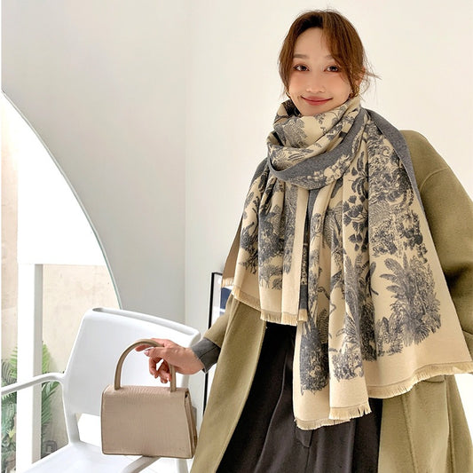 Bufanda Térmica Reversible para Invierno - Doble Cara Acolchada