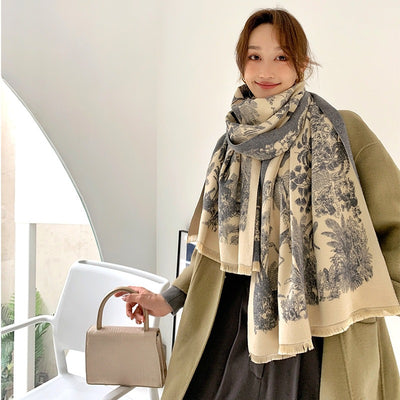 Bufanda Térmica Reversible para Invierno - Doble Cara Acolchada