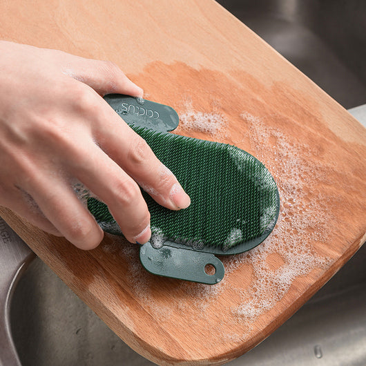 Cepillo Multifuncional de Limpieza para Frutas y Verduras con Cactus - Image 4