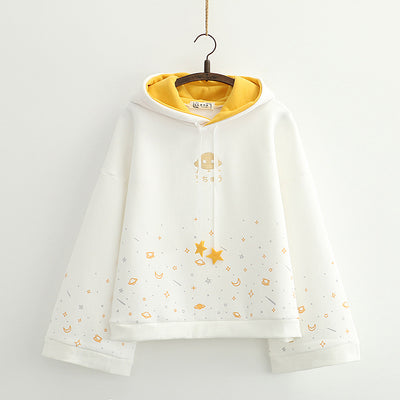 Blusa Universitaria Manga Acampanada con Estampado Cartoon - Image 13