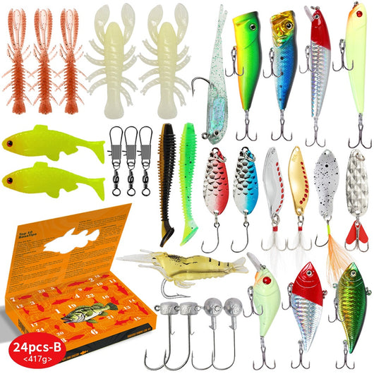 Kit de 24 Accesorios Señuelos con Lentejuelas Brillantes - Image 3