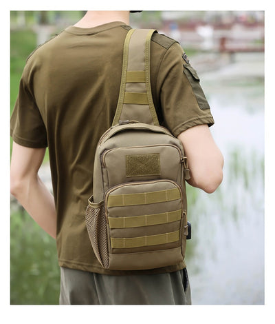 Bolsa Táctica Crossbody Camuflaje para Hombre - Gran Capacidad Multifuncional - Image 45