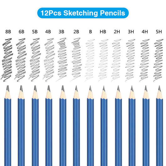 Set de 72 Lápices de Colores Profesionales con Carboncillos y Pinceles para Dibujo Artístico - Image 7
