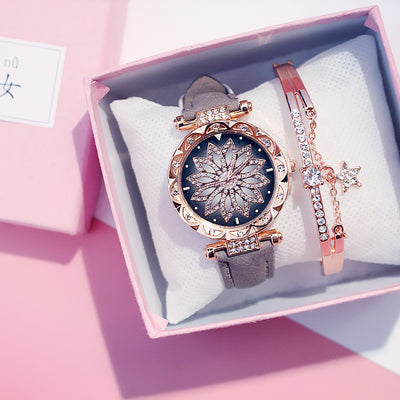 Reloj de Cuarzo Giratorio para Mujer con Diseño Casual - Image 9