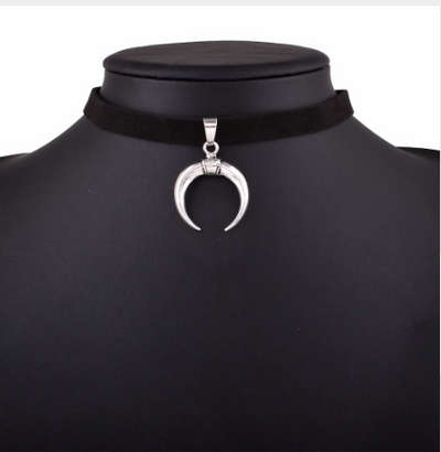 Collar Corto Luna Creciente - Gargantilla Elegante Estilo Europa - Image 5