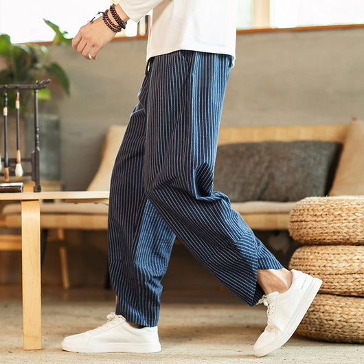 Pantalones Capri Holgados Talle Grande con Cintura Elástica - Image 8